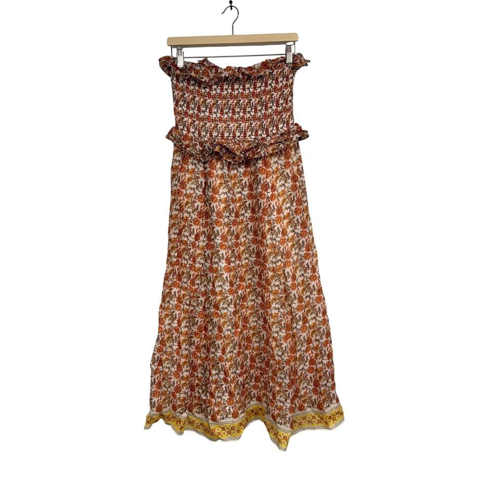 J. Crew Ravenna Dress in Sunset Rose Block-Print SZ L Euro Summer Wedding Guest - Picture 5 of 13